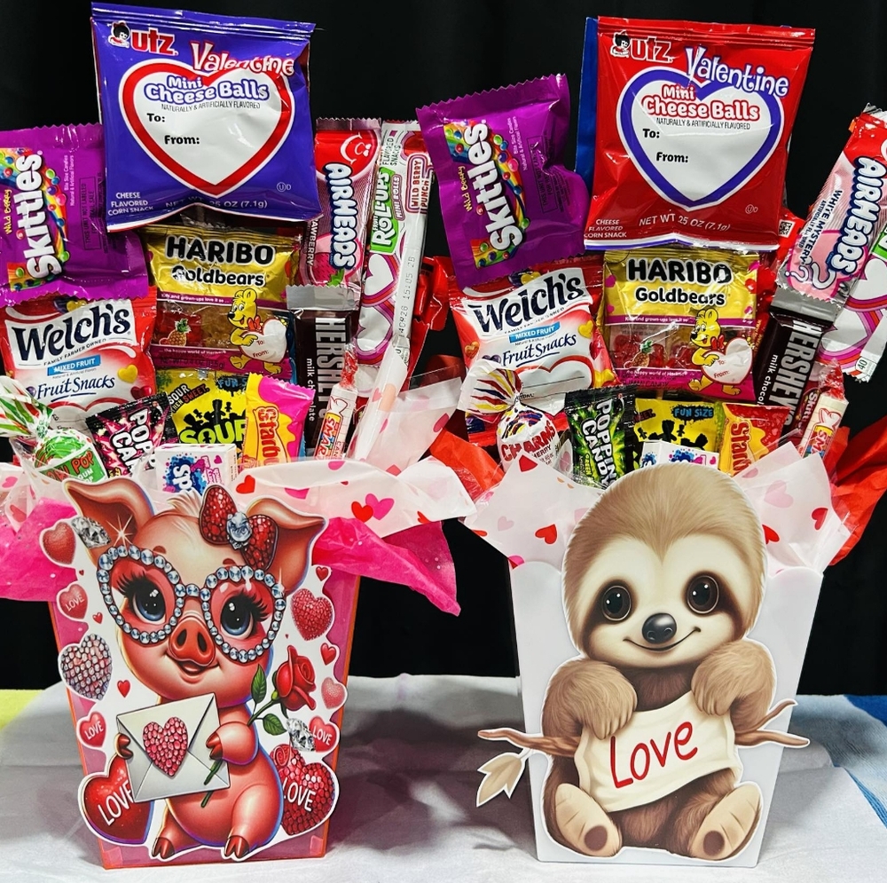 Valentine Bouquet with matching tackle box